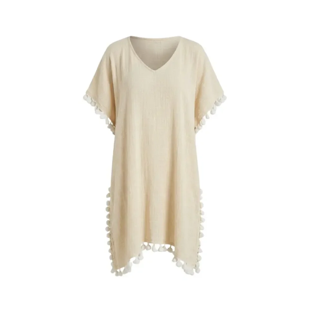 TUCKERNUCK Tan Katie Caftan Size M/L NWT Retail $198 Tuckernuck